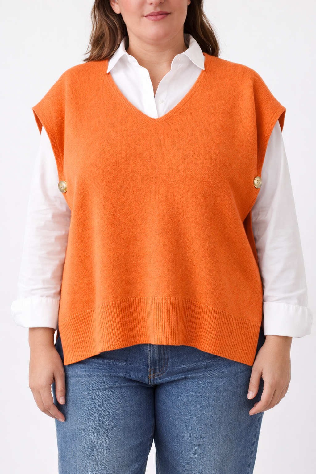 CHALECO PASTEL MELOCOTÓN