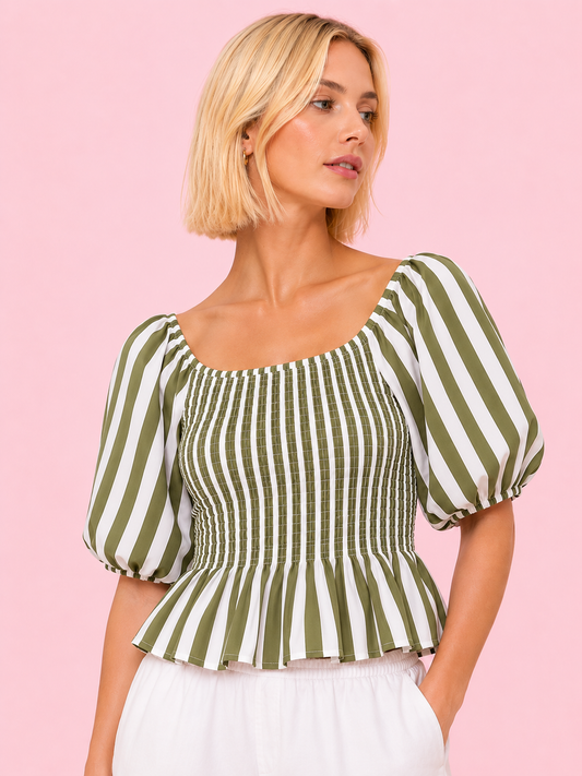 BLUSA BOOMER VERDE KAKI