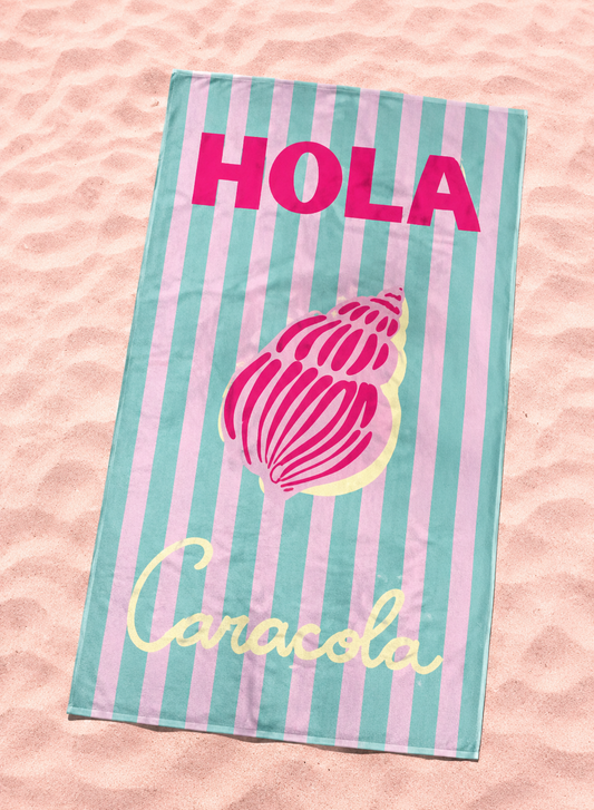 TOALLA DE PLAYA CARACOLA