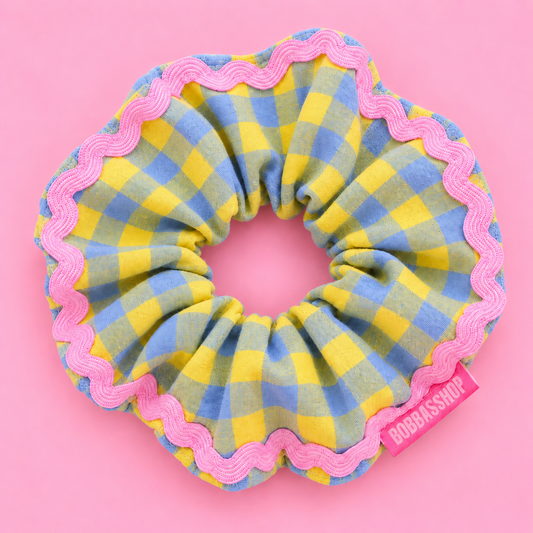 SCRUNCHIE VICHY LIMONCELLO
