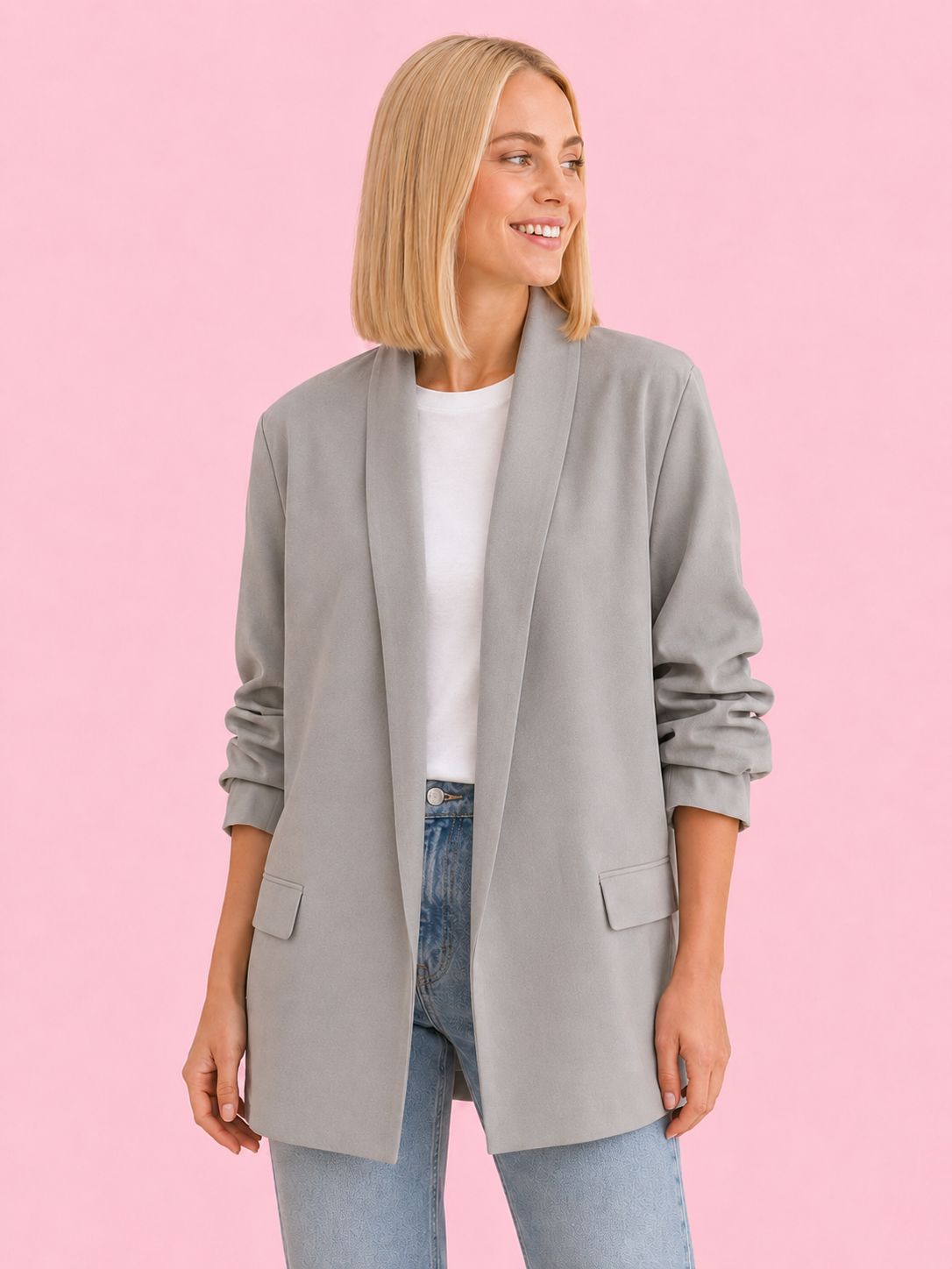 BLAZER BOBBAS GRIS PIEDRA