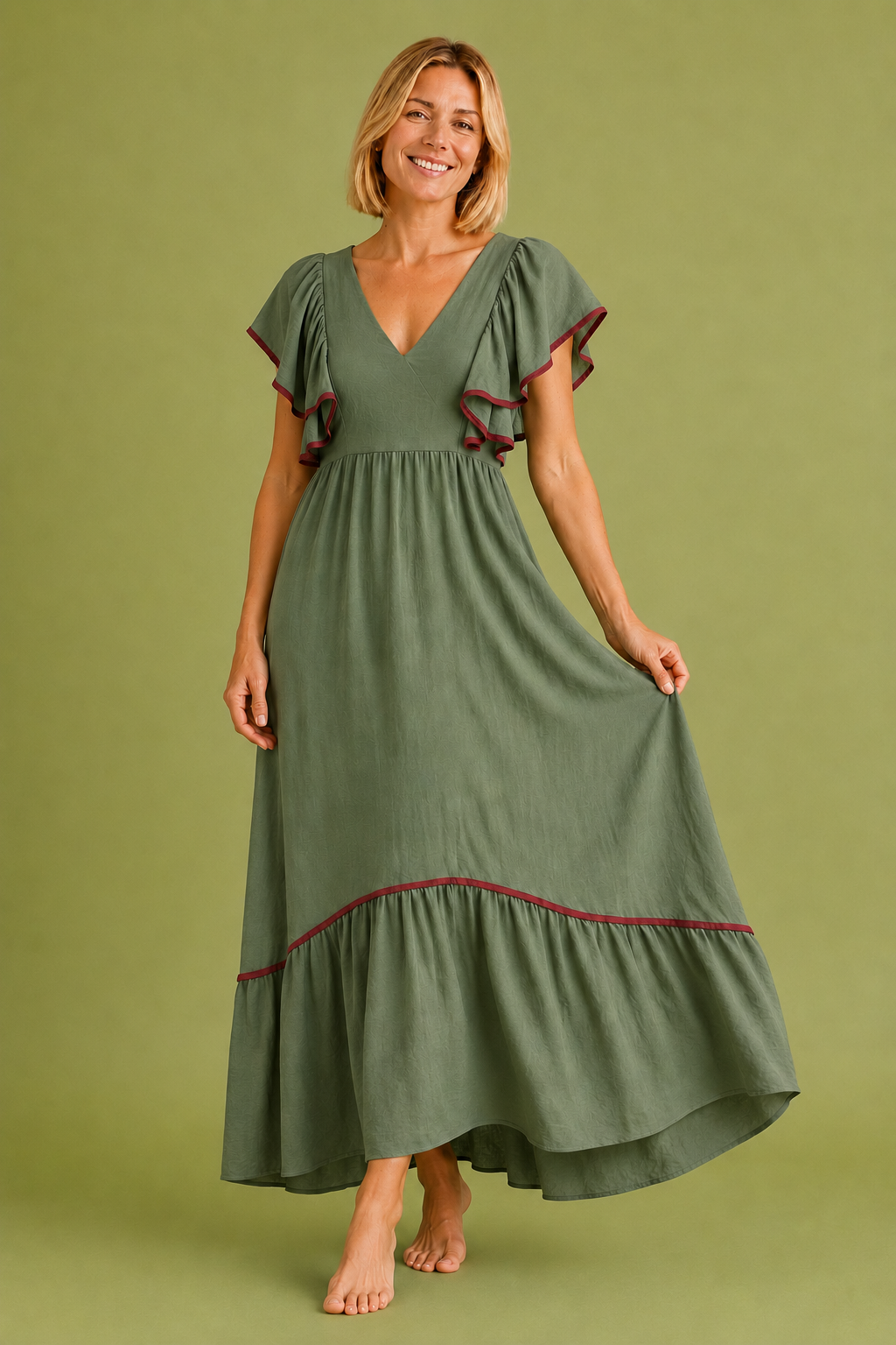 VESTIDO CAROLINA VERDE