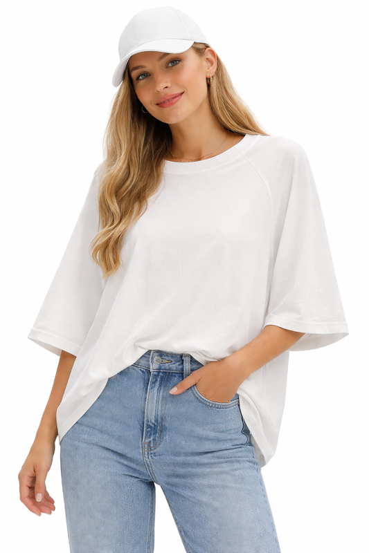 CAMISETA ALGODON BLANCA