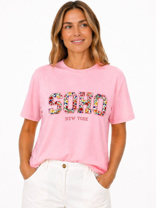 CAMISETA LIBERTY ROSA