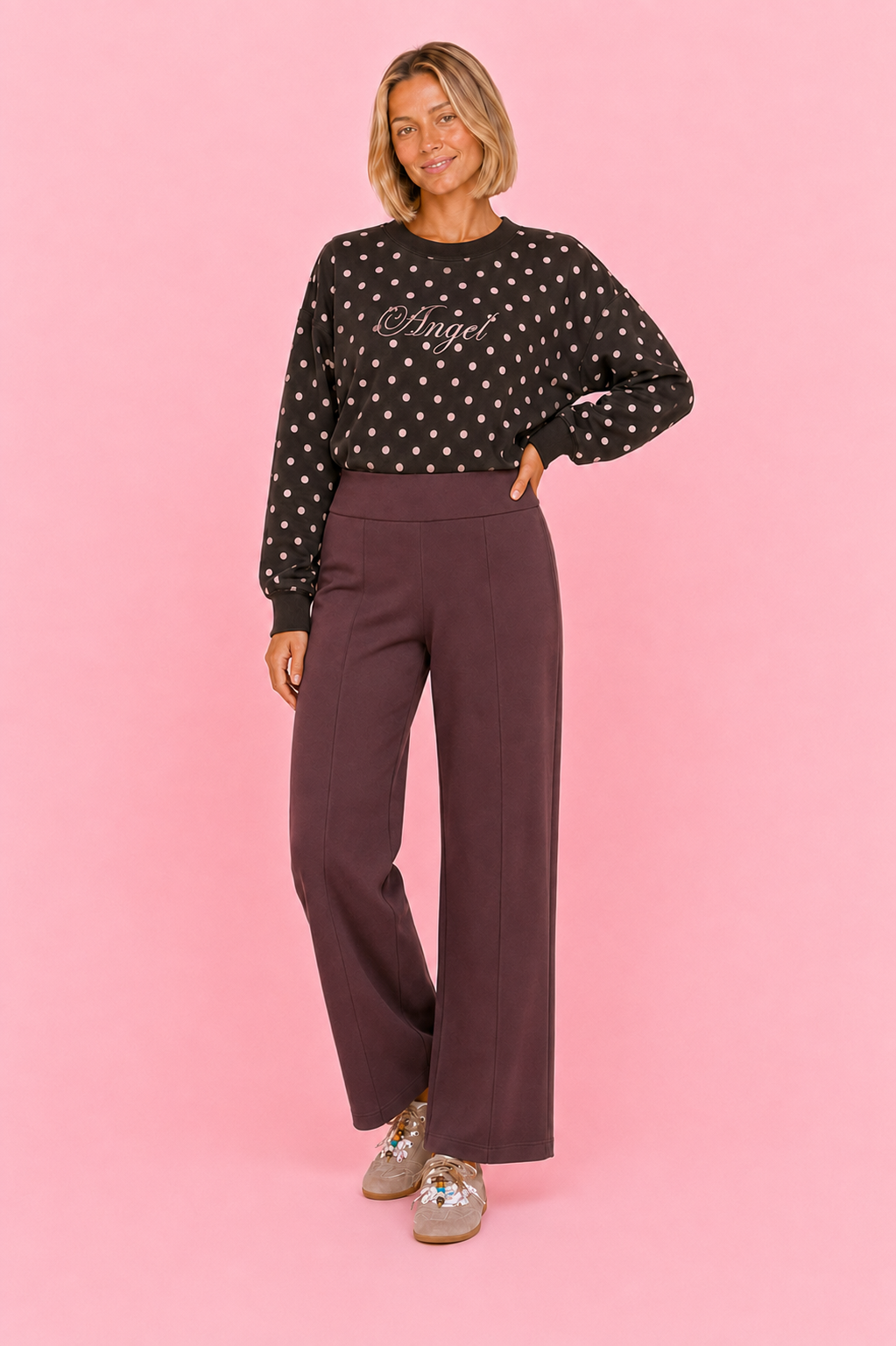 PANTALON COMFY BROWN
