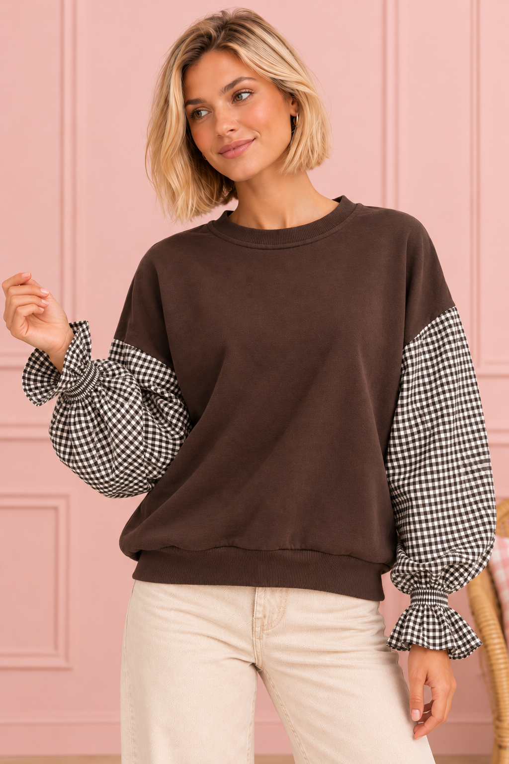 SUDADERA MENCIA BROWN