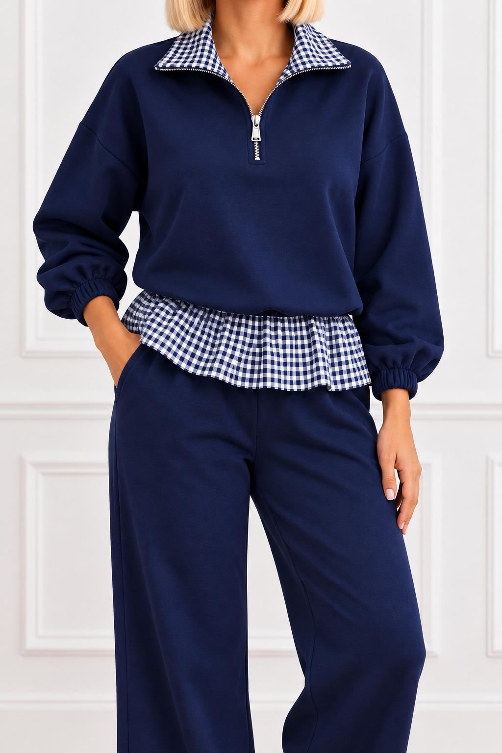 CHANDAL VICHY AZUL MARINO
