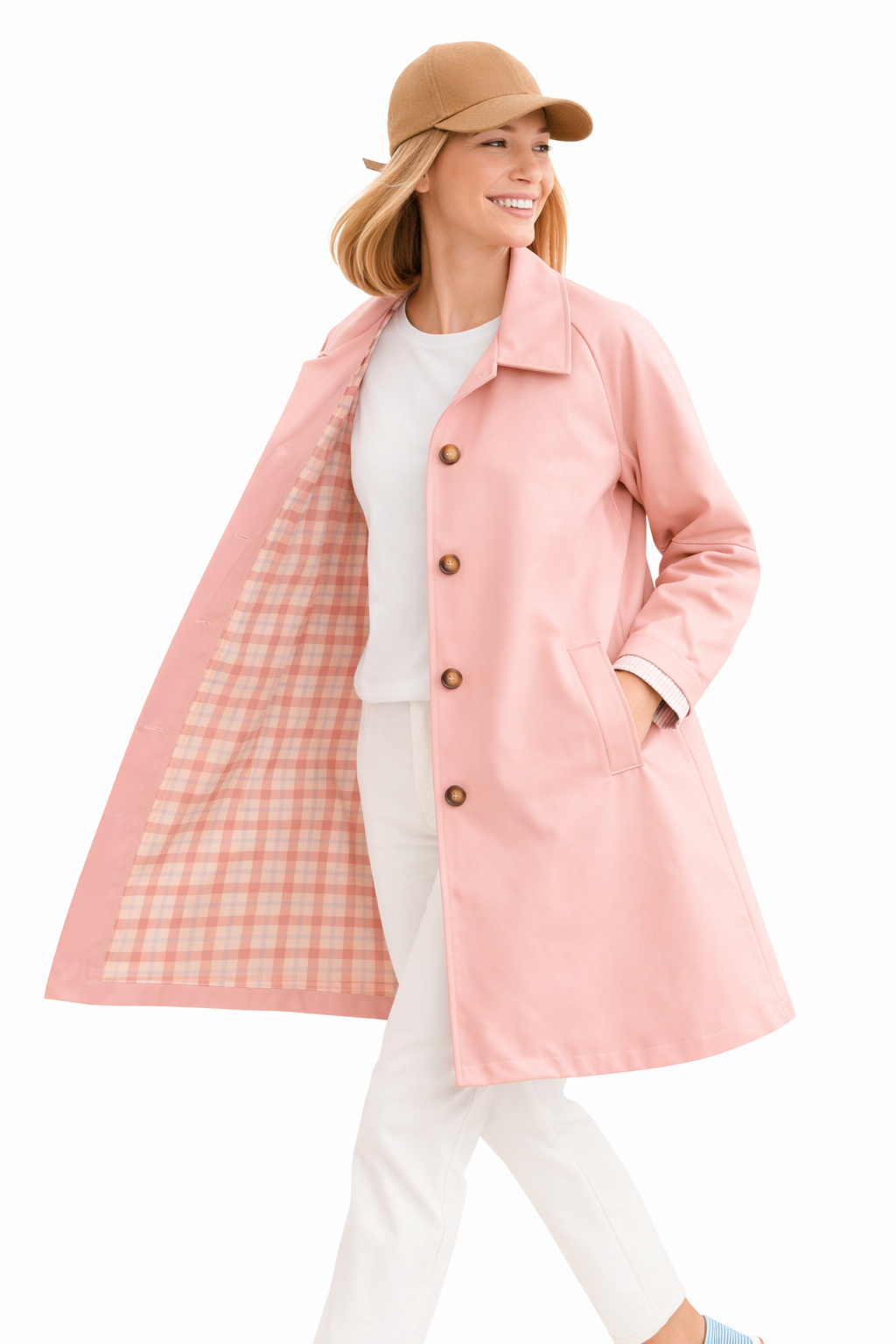 GABARDINA VICTORIA ROSA PALO