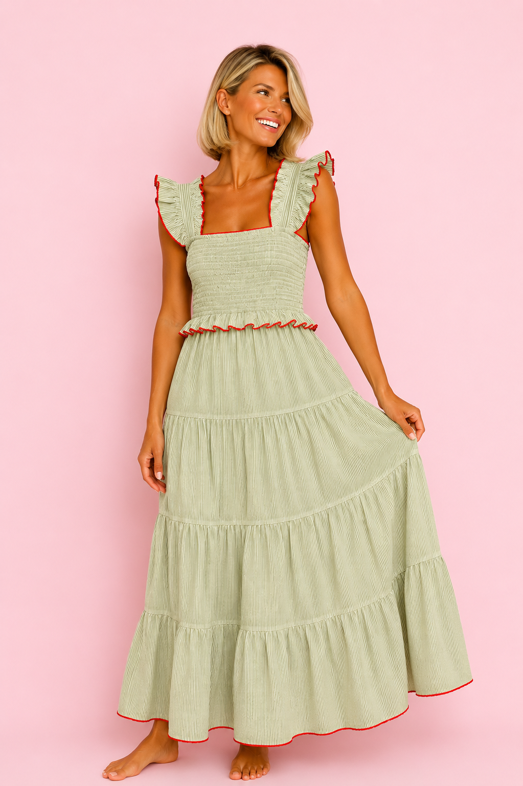 VESTIDO TOSCANA OLIVA