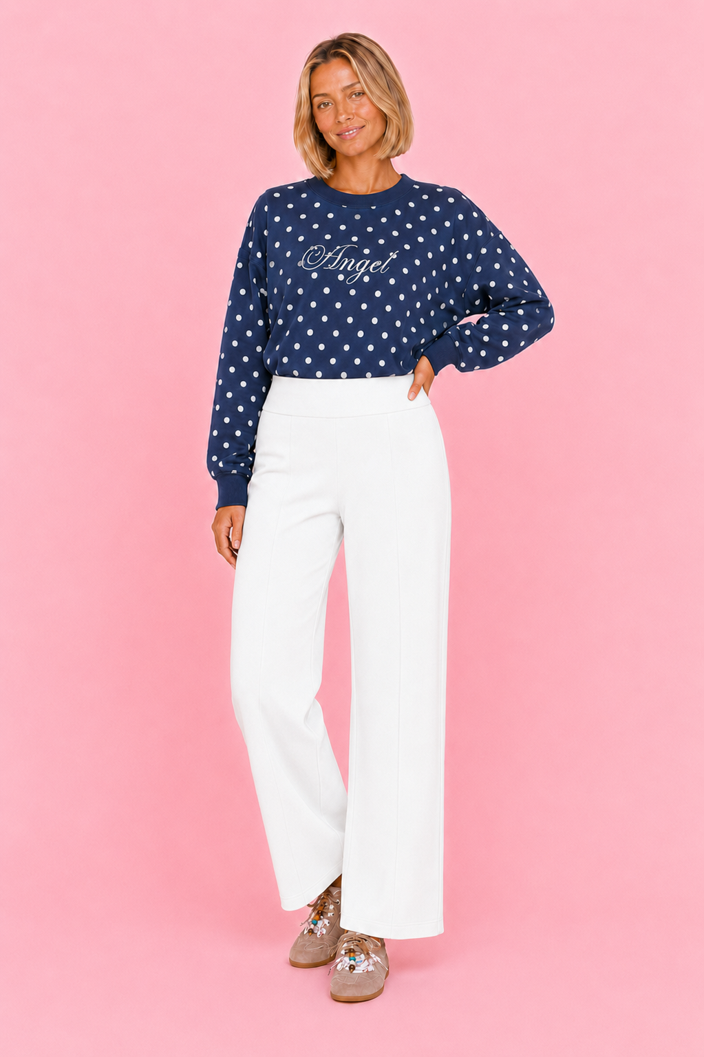 PANTALON COMFY BLANCO