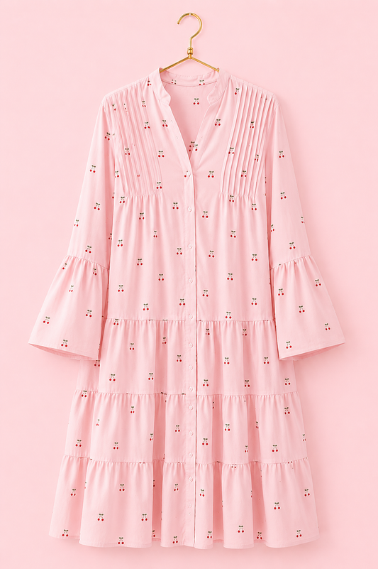 VESTIDO CHERRY BLOSSOM ROSA
