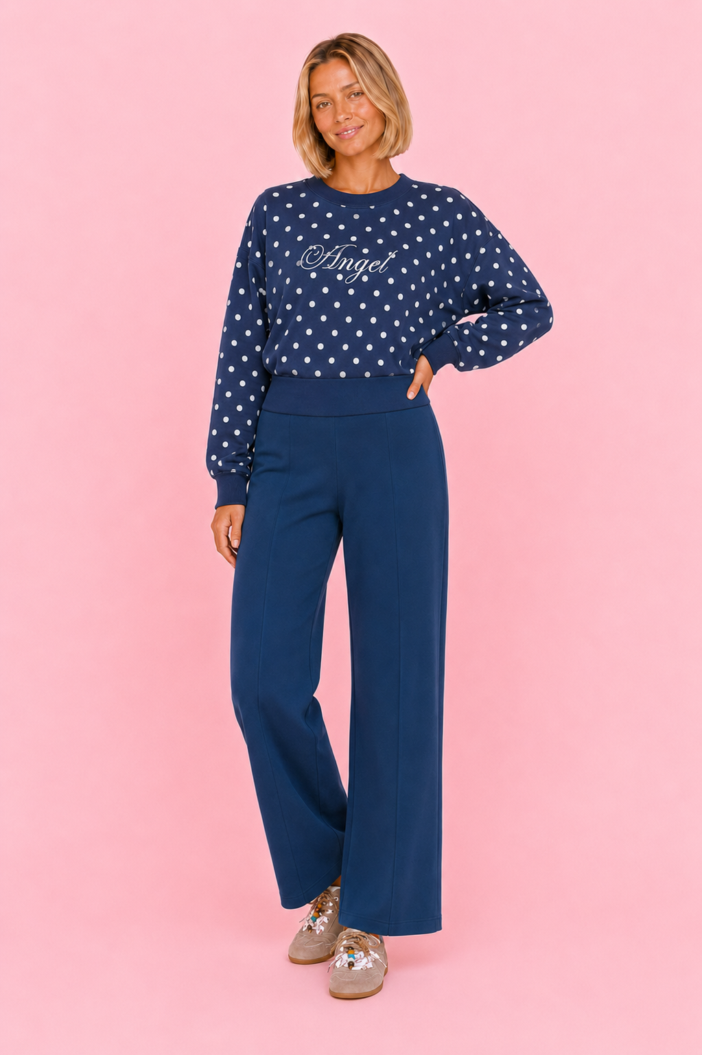 PANTALON COMFY MARINO