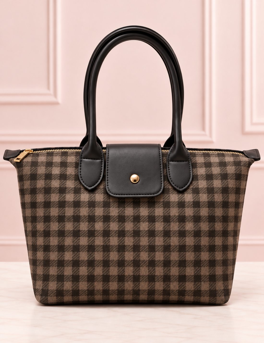 BOLSO SCOTTY VICHY KHAKI