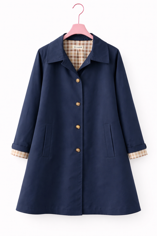 GABARDINA VICTORIA AZUL MARINO