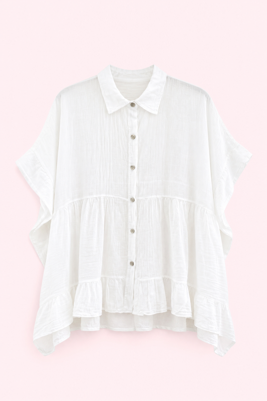 BLUSA MENORCA BLANCA