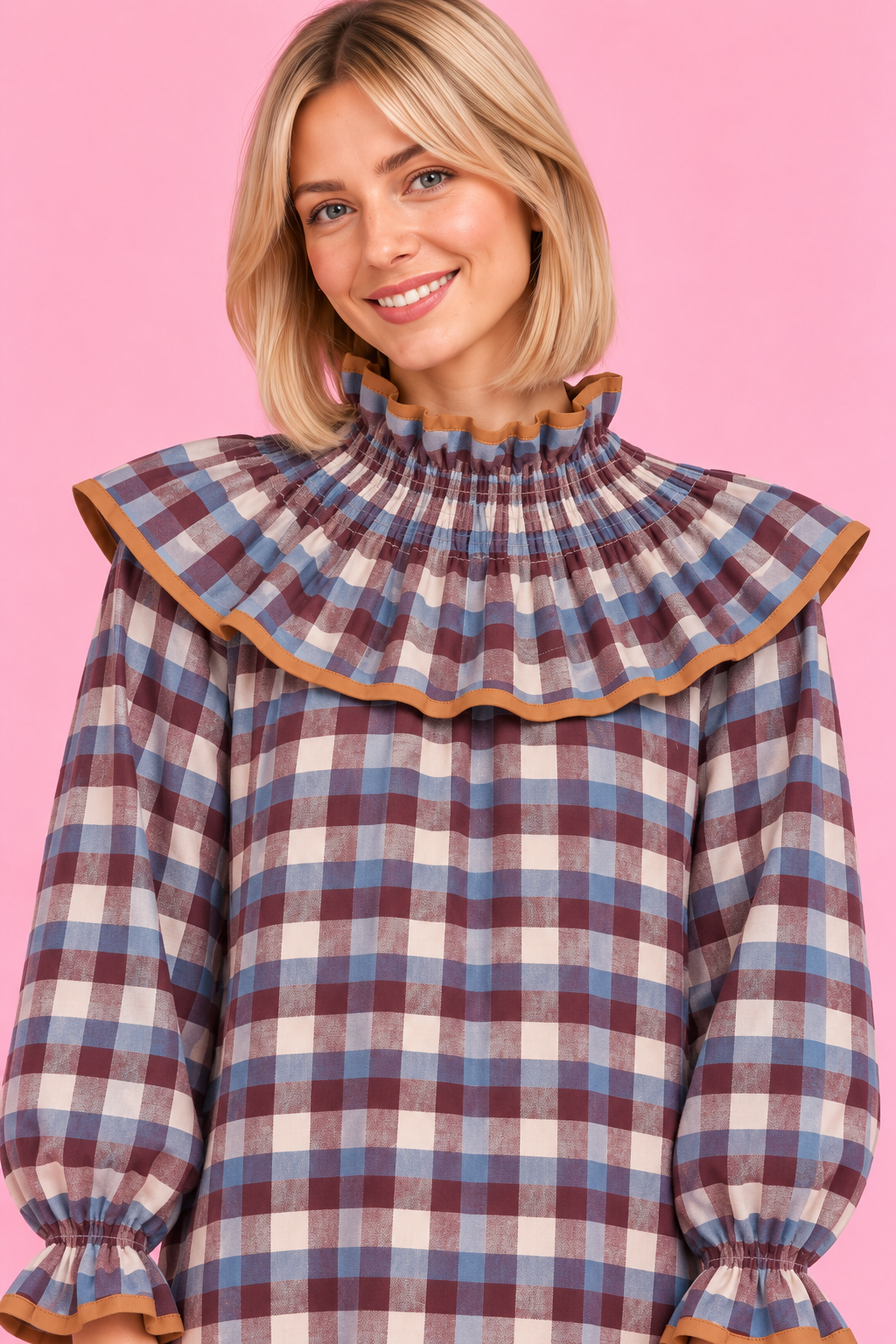VESTIDO AMARETO CHERRY BLUE