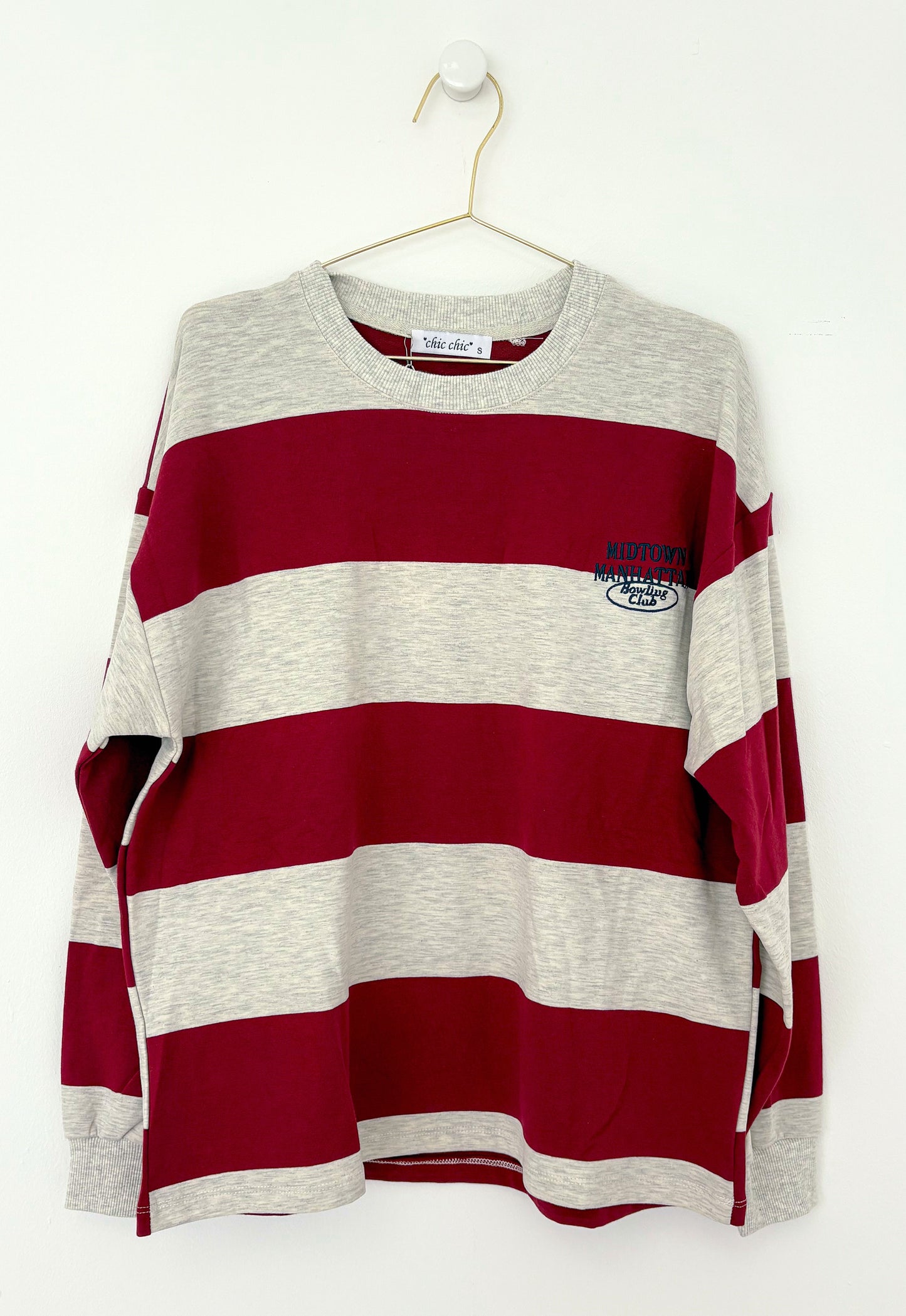 SUDADERA COLLEGE VINO