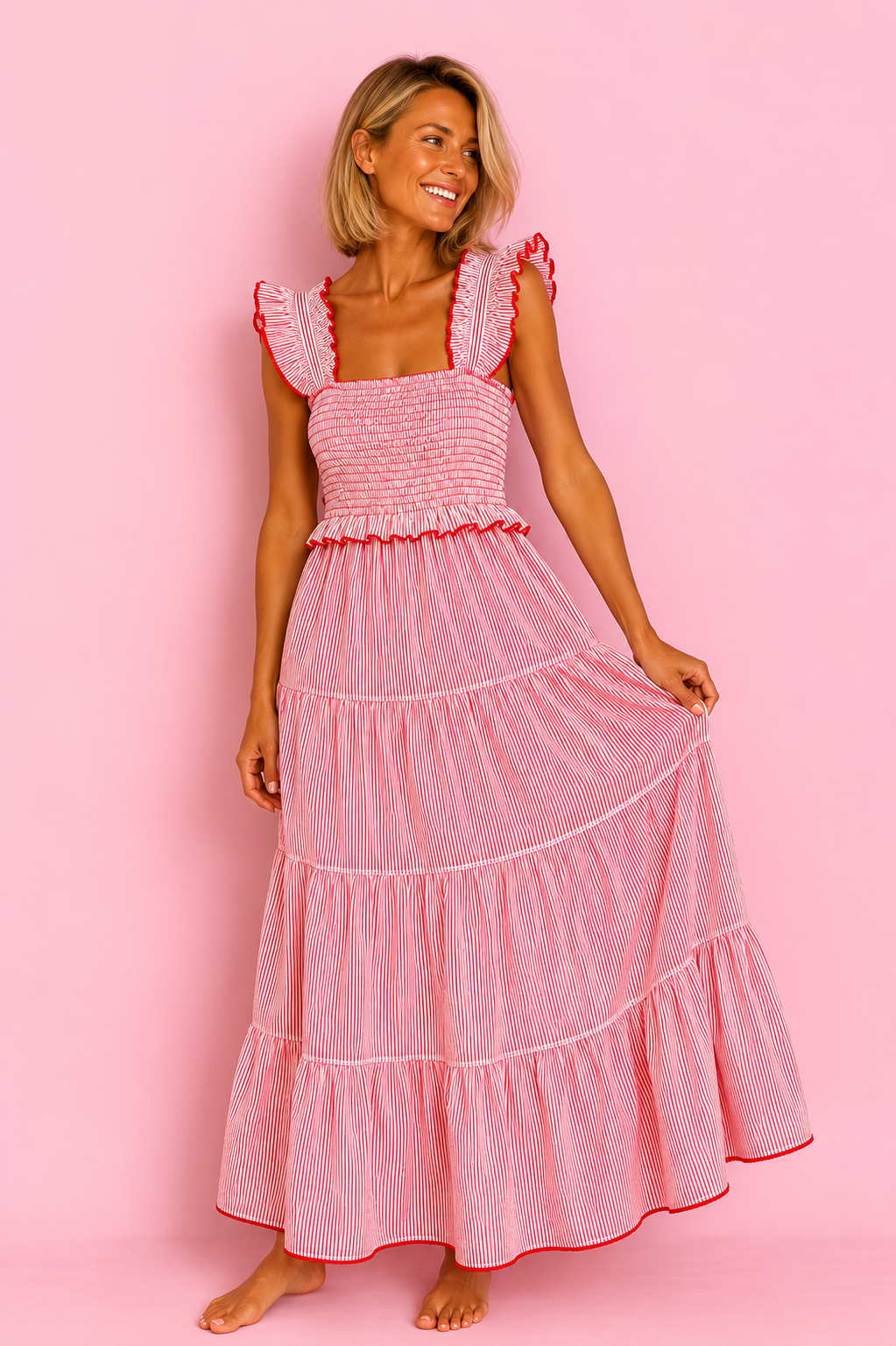 VESTIDO TOSCANA ROJO