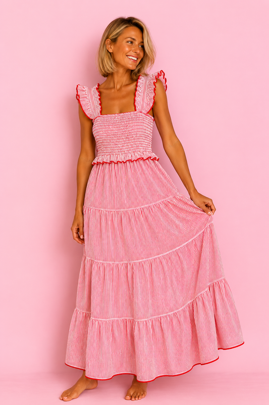 VESTIDO TOSCANA ROJO