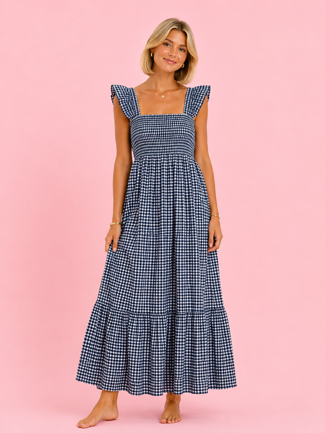 VESTIDO LORETO MARINO