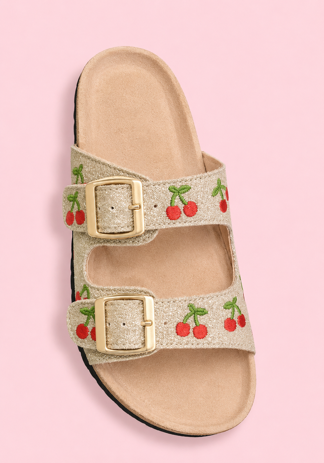 SANDALIA CHERRY GLITTER