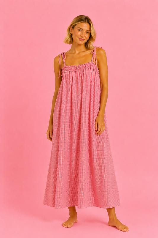 VESTIDO VICHY NATURE PEPEROSA