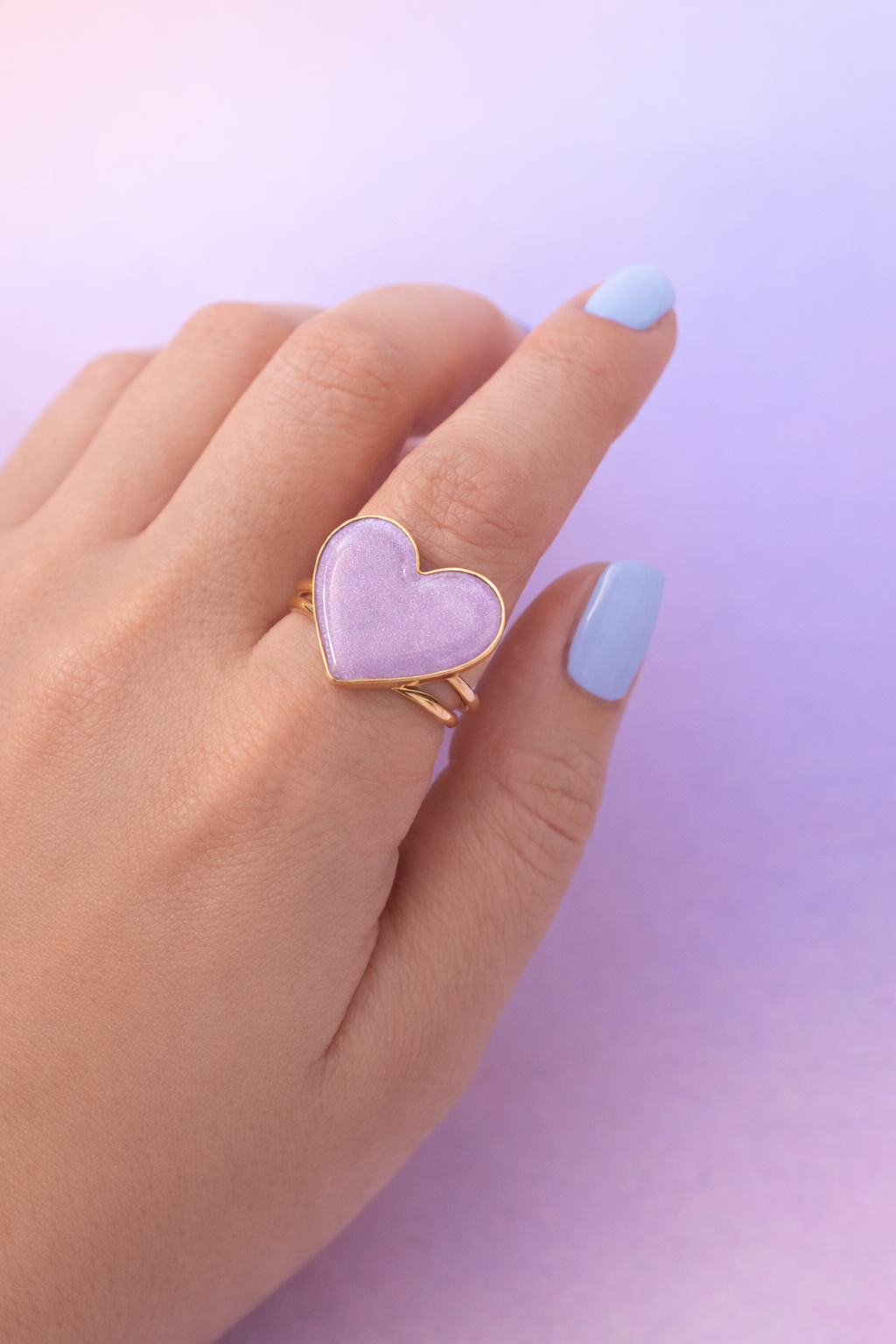 ANILLO CUORE PASTEL
