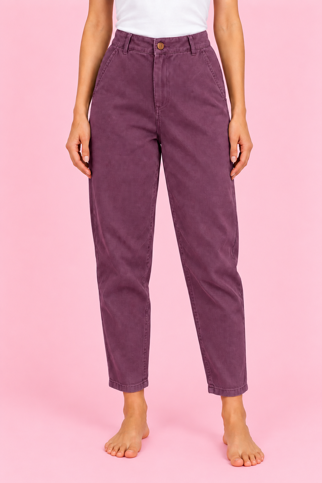 JEANS MUSE BERENJENA