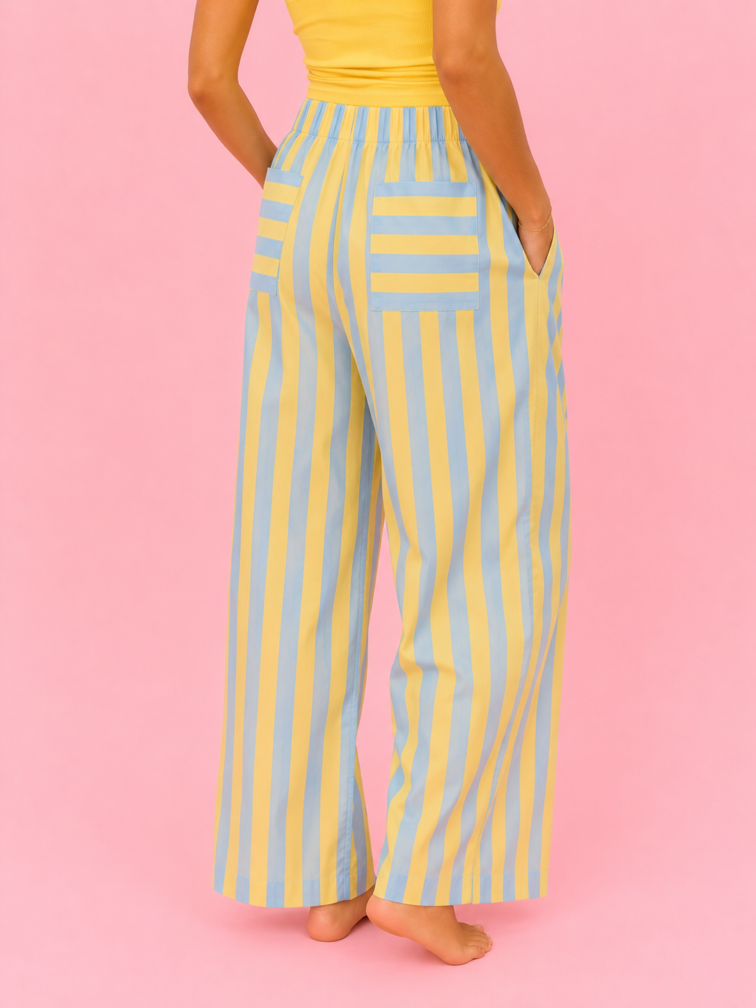 PANTALON LUNA YELLOW&BLUE