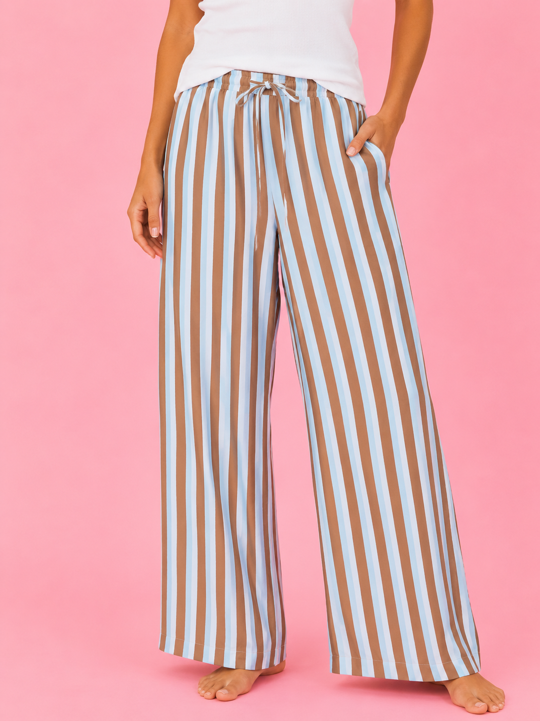 PANTALON BOOMER BLUE&BROWN