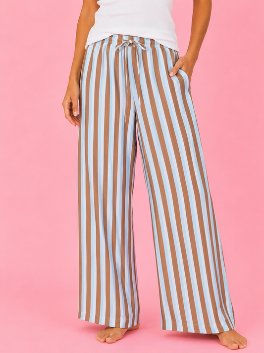 PANTALON BOOMER BLUE&BROWN