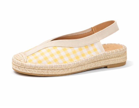 ESPARTEÑA VICHY AMARILLA