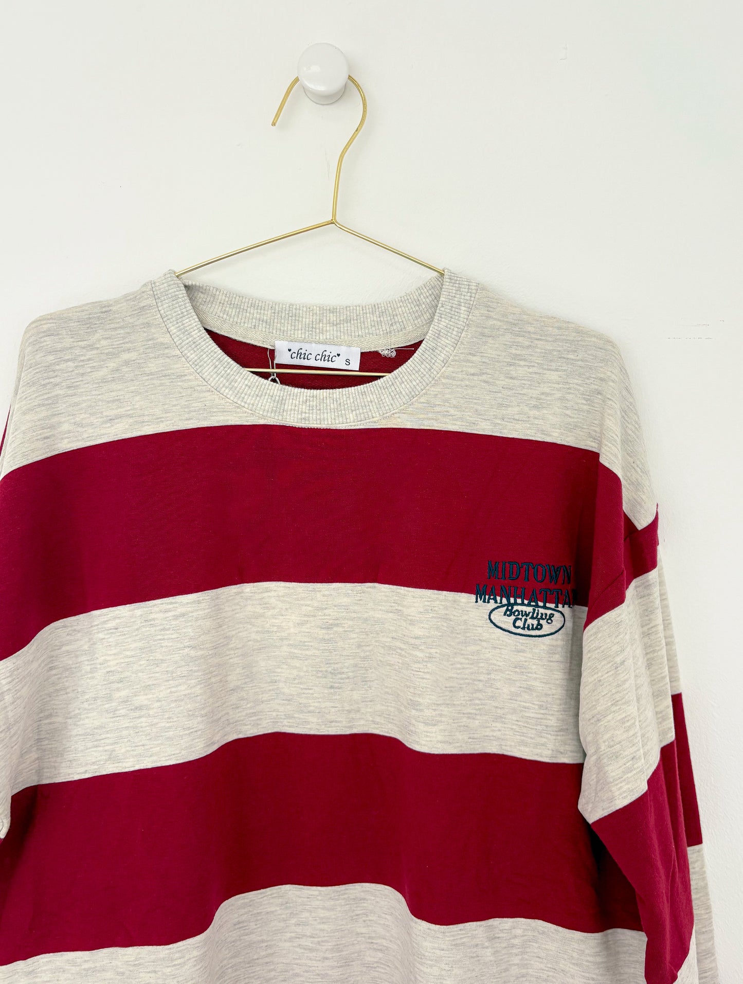 SUDADERA COLLEGE VINO