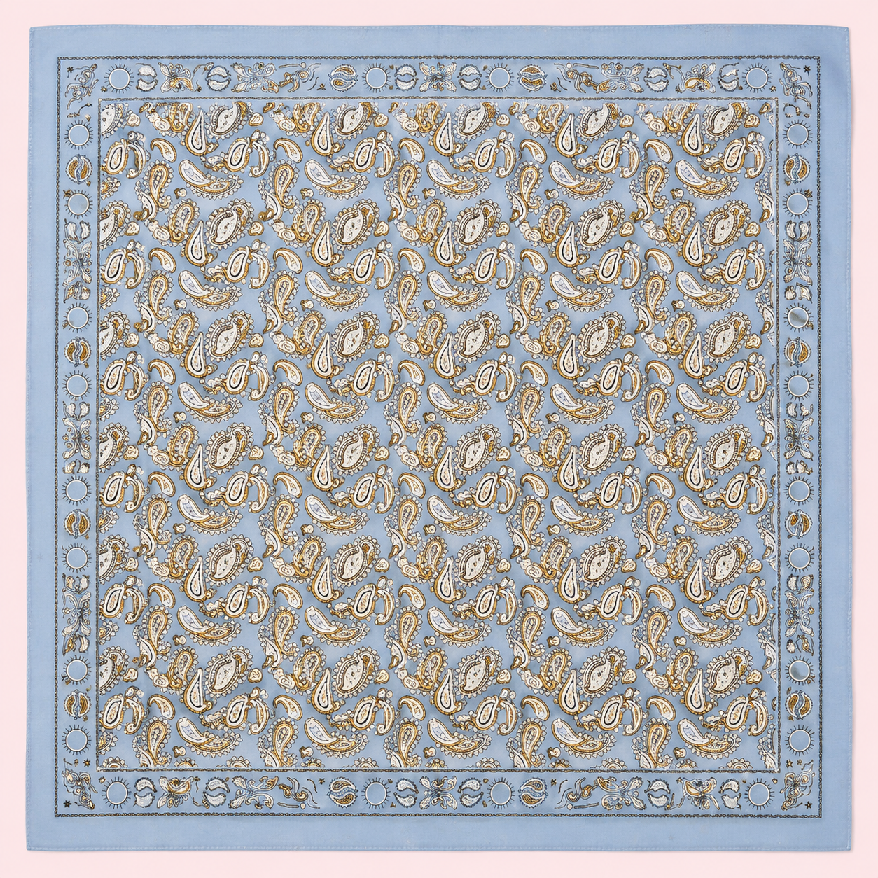 PAÑUELO ÉTNICO BABY BLUE