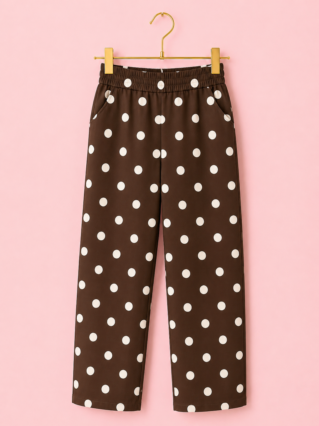 PANTALON MARIN LUNARES CHOCO