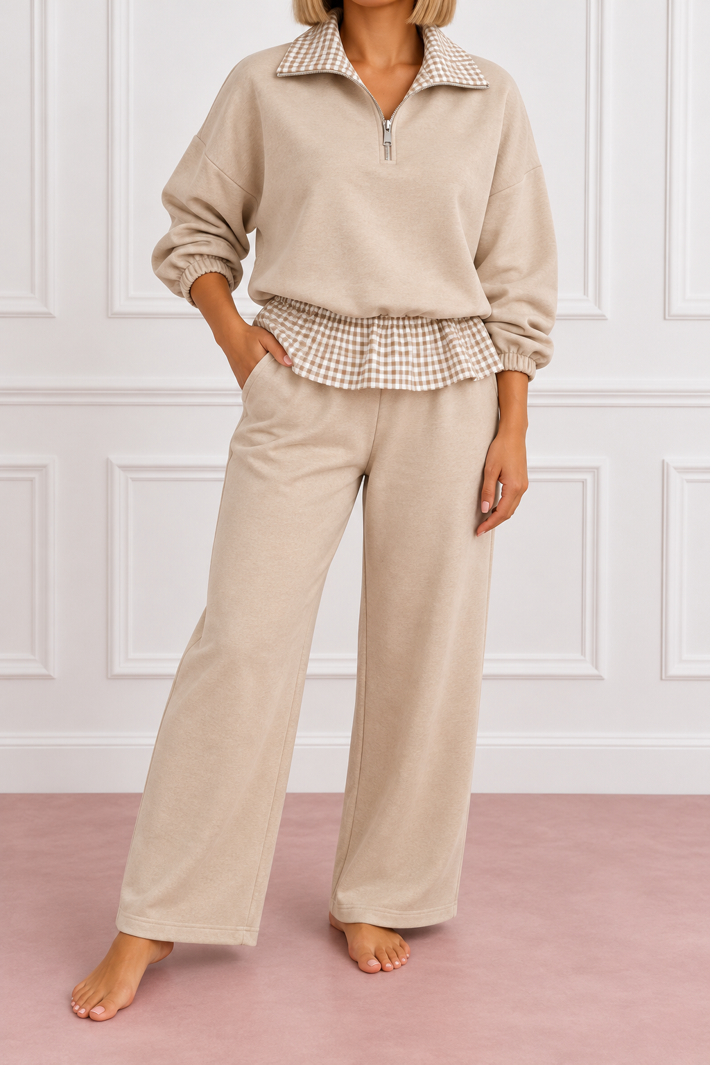 CHANDAL VICHY BEIGE