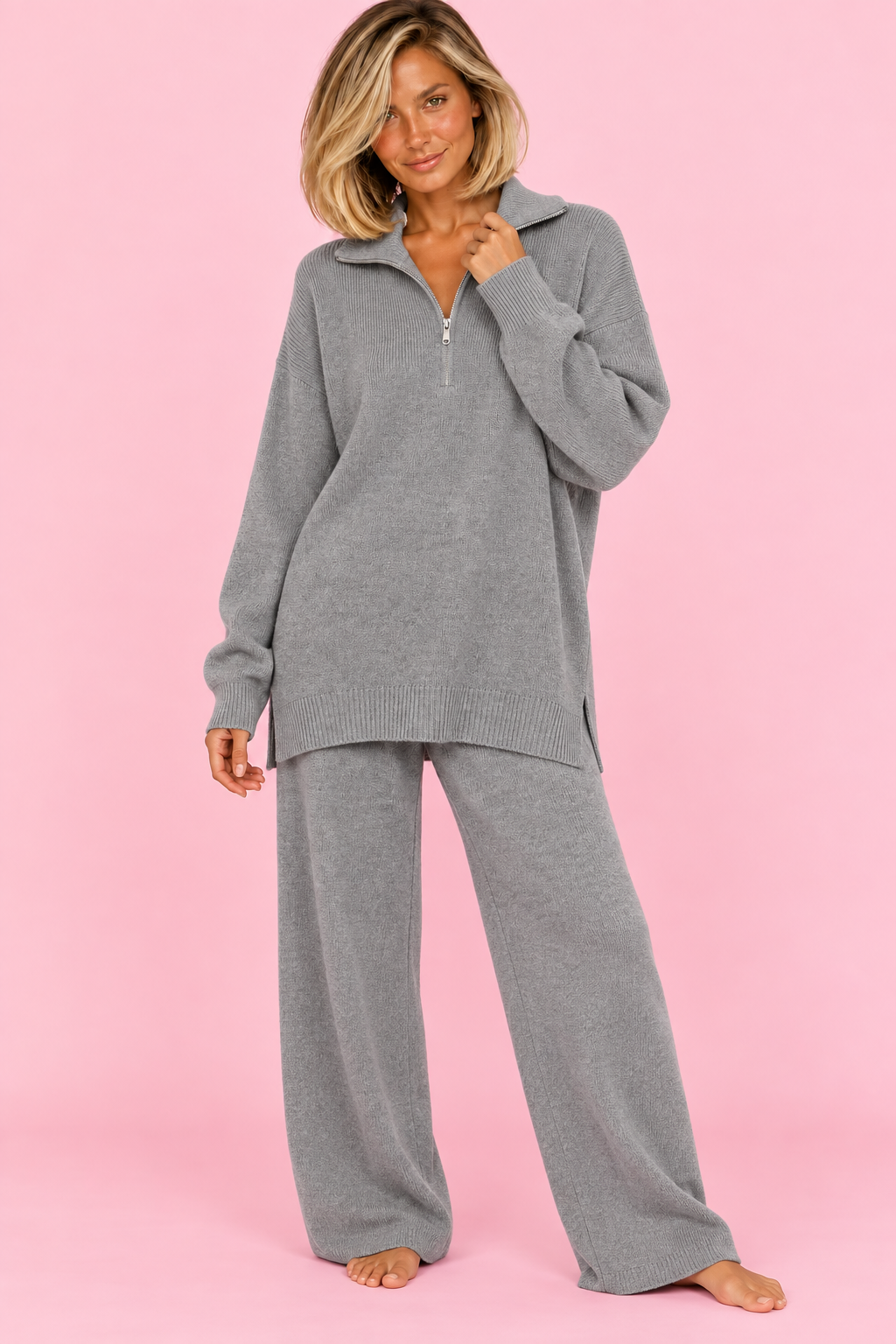 CONJUNTO PUNTO BONNIE GRIS