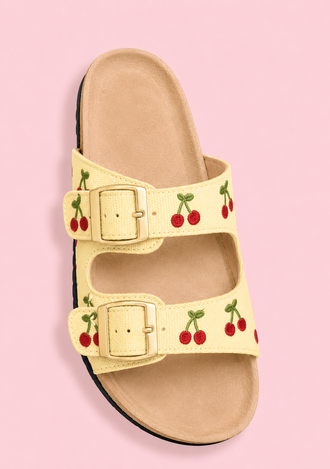 SANDALIA CHERRY AMARILLO PASTEL