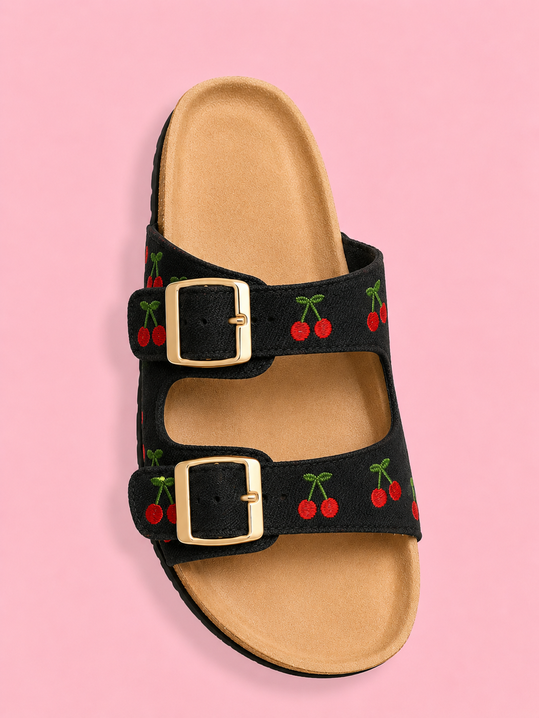 SANDALIA CHERRY BLACK