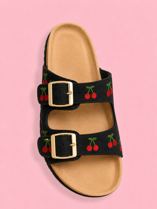 SANDALIA CHERRY BLACK