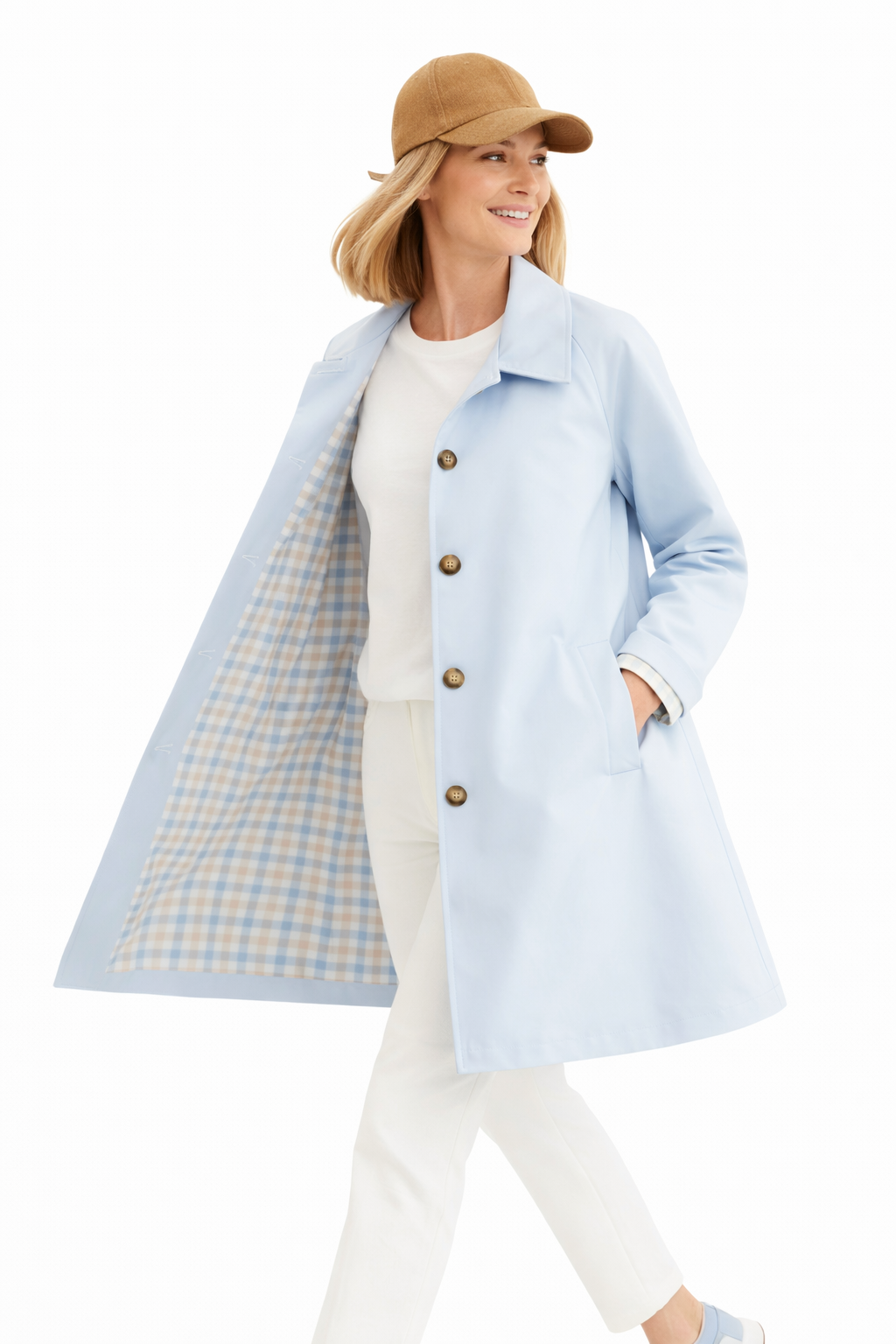 GABARDINA VICTORIA AZUL BABY