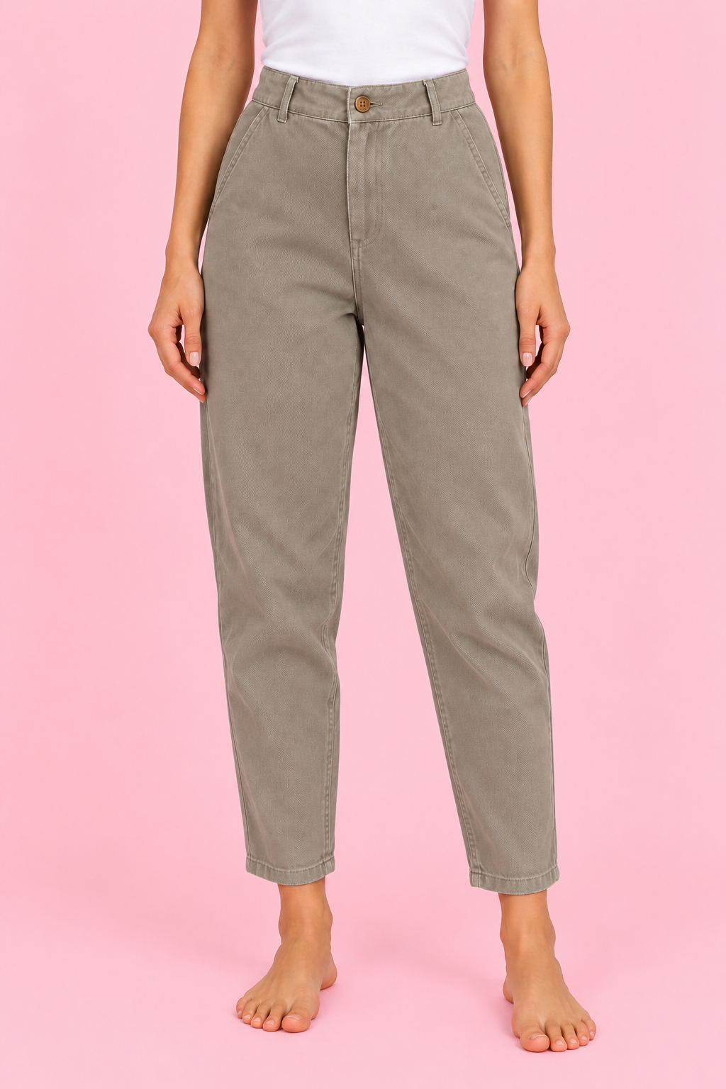 JEANS MUSE VERDE KAKI