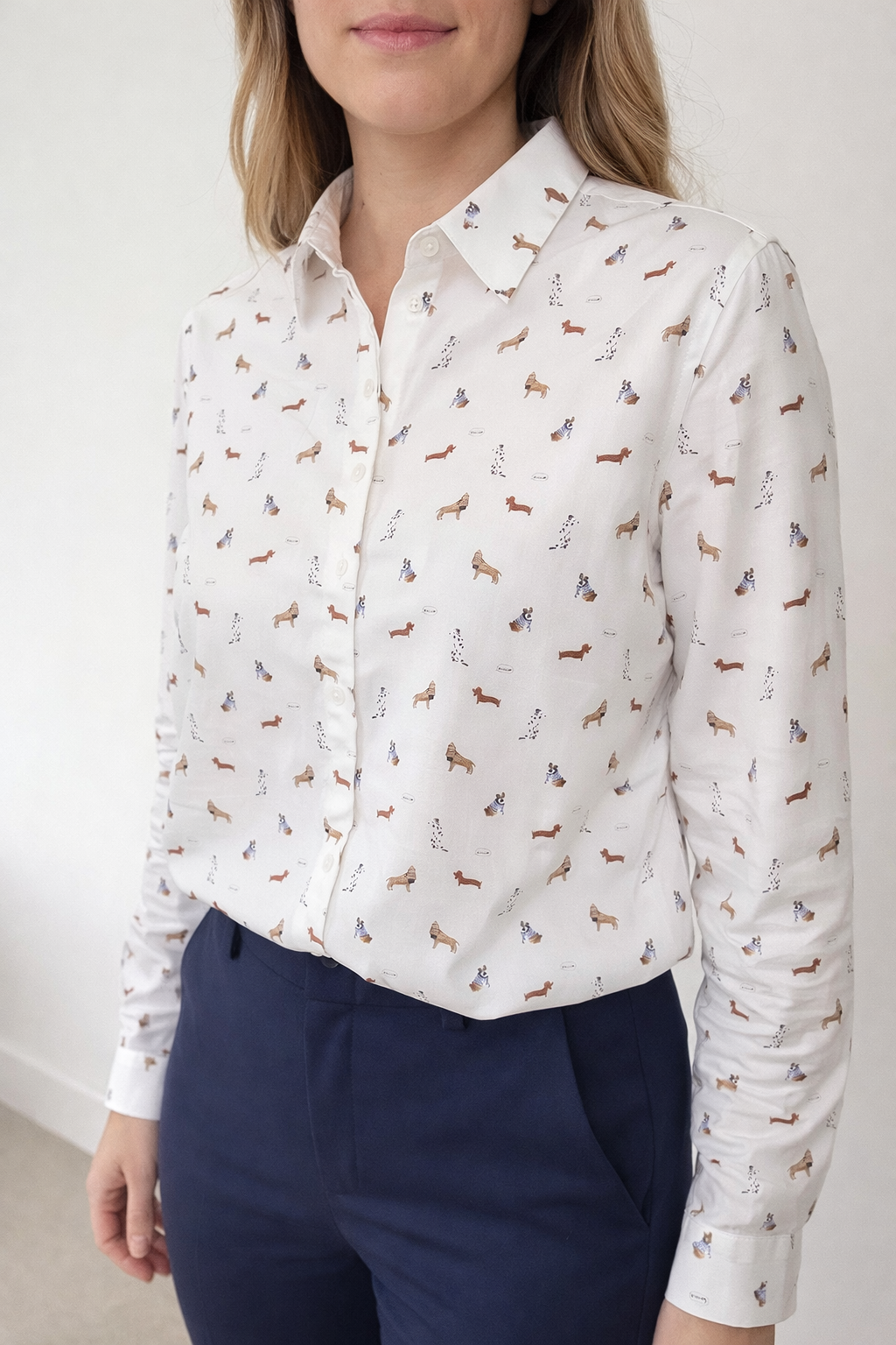 CAMISA SALCHICHA BLANCA