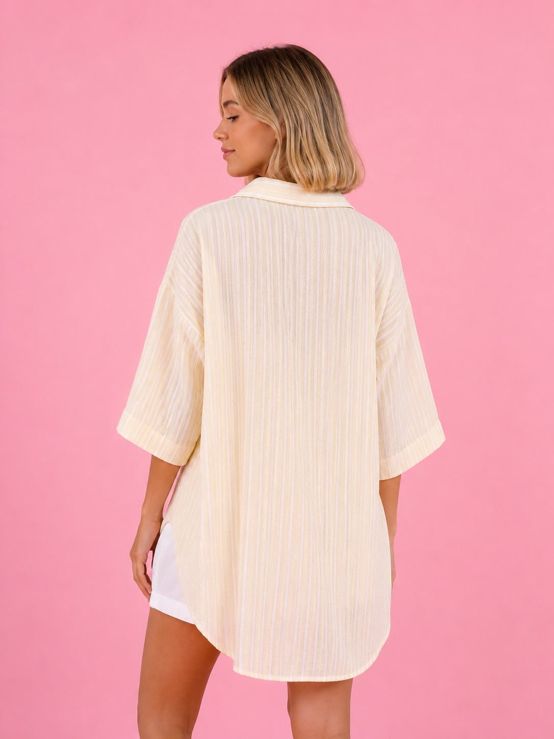 MAXI CAMISA SARDINA AMARILLA