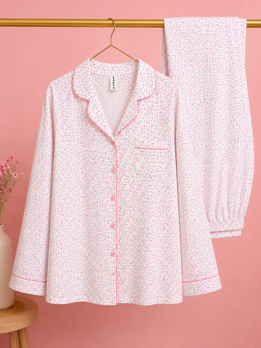 PIJAMA LIBERTY Z8815 ROSA