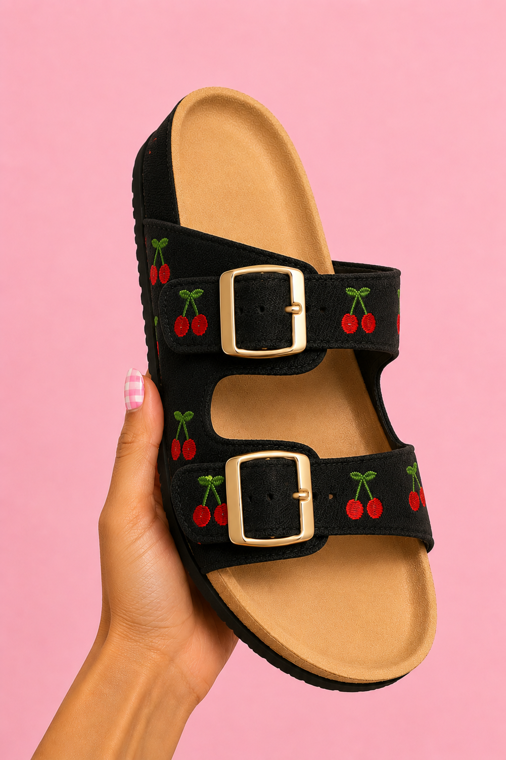 SANDALIA CHERRY BLACK
