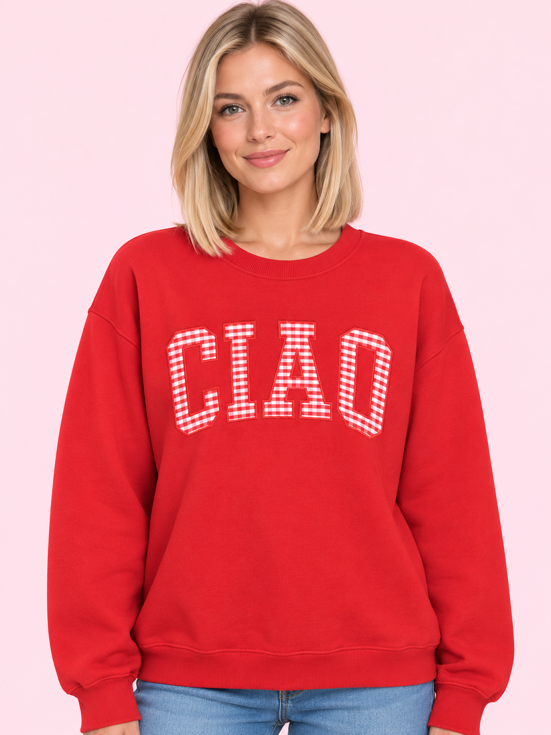 SUDADERA CIAO ROJA