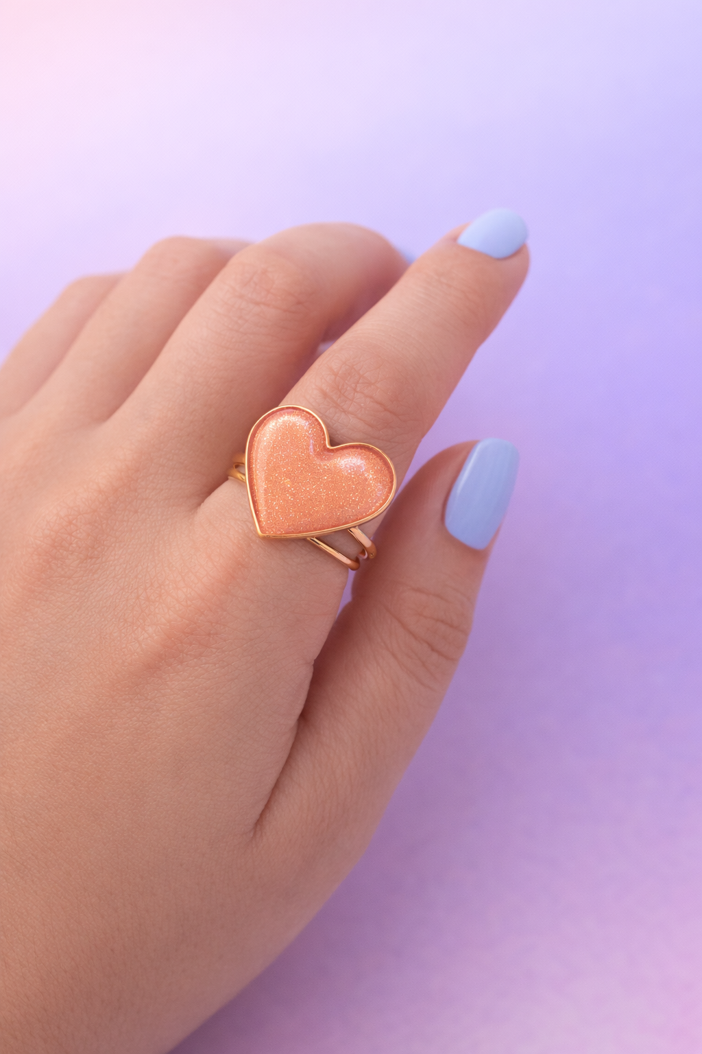 ANILLO CUORE PASTEL