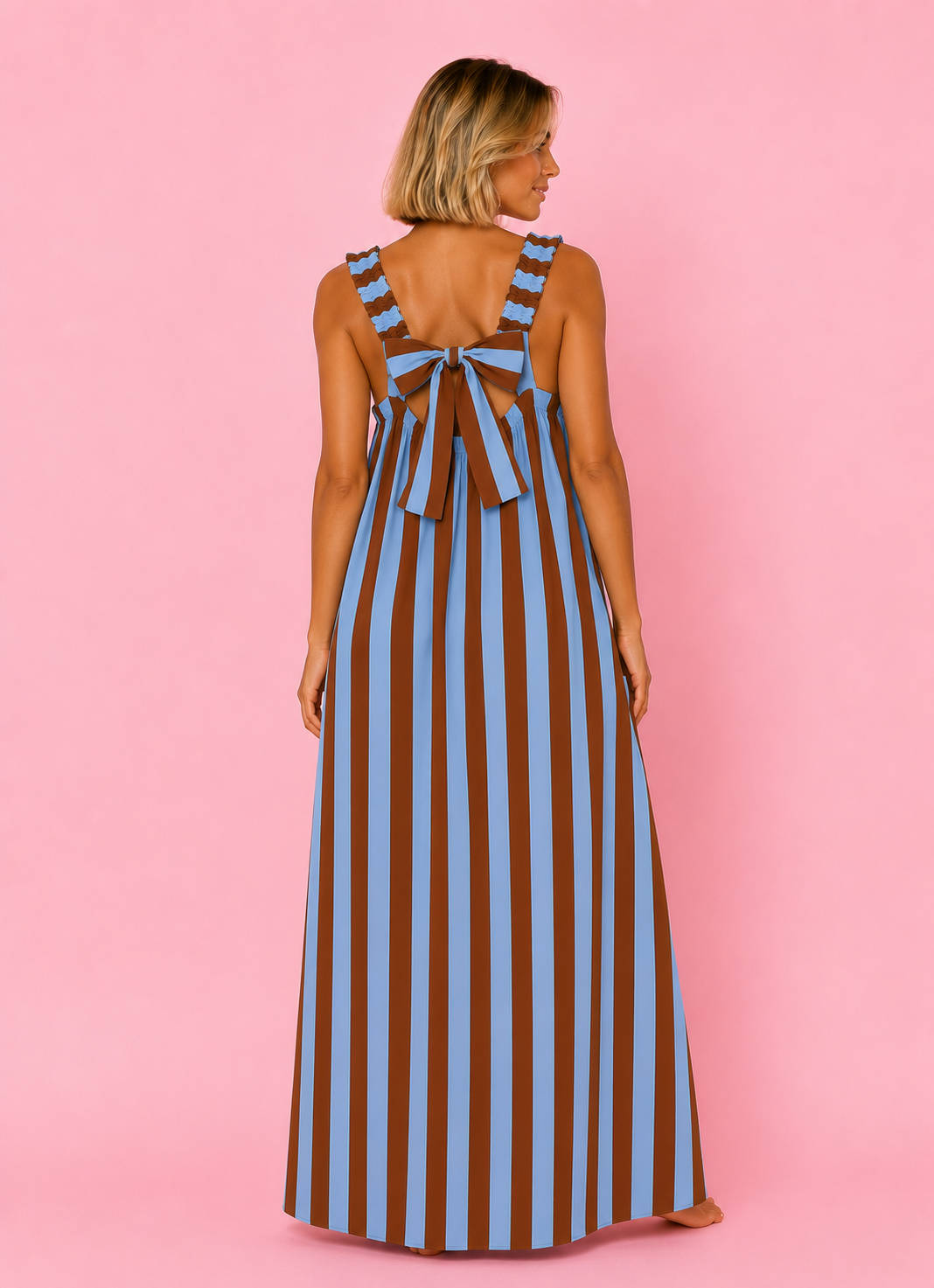 VESTIDO LOLITA BROWN&BLUE