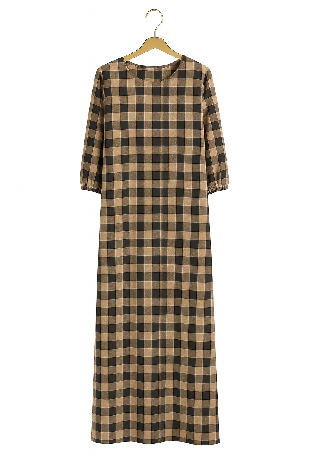 VESTIDO TERCIOPELO VICHY